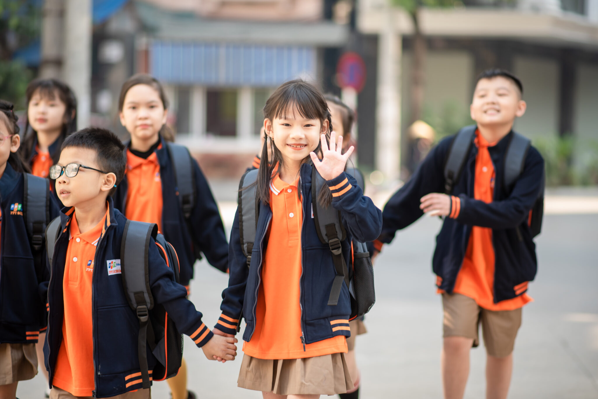 Students in a classroom