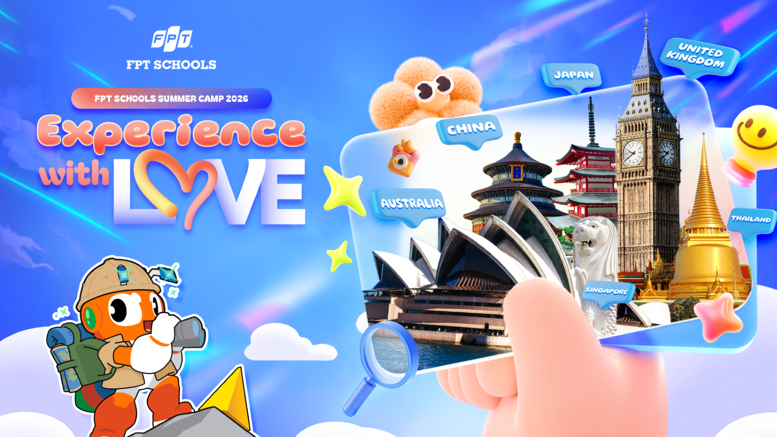 FPT Schools khởi động chuỗi trại hè quốc tế 2026 - “Bước ra thế giới - Chạm tới tương lai” cùng trại hè quốc tế FPT Schools 2026 | FPT Schools